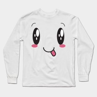 smile-face-anime Long Sleeve T-Shirt